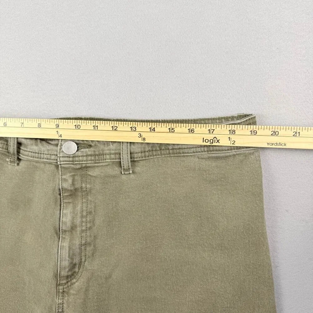 Universal Thread Sailor Wide Leg Jeans Olive Size 17